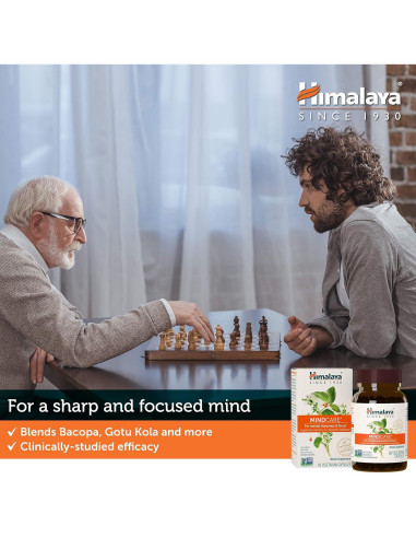 Himalaya MindCare Suplemento Nootrópico 60 Cápsulas 1170 mg
