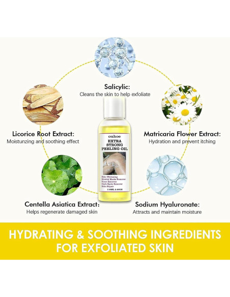 Aceite Exfoliante Amarillo Genérico 110ml - Piel Suave y Radiante Aceite Exfoliante Amarillo Genérico 110ml - Piel Suave y Radiante