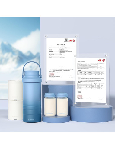 Enfriador Portátil de Leche Materna Momcozy 22oz Azul
