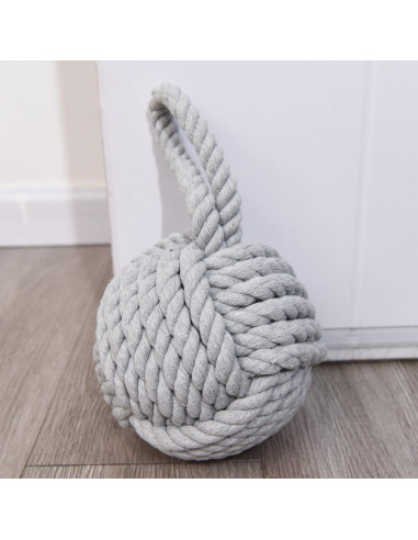 Tope de Puerta Decorativo Pomeat Náutico 15 cm Gris Yute