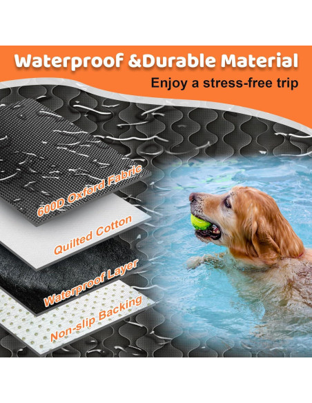 Funda de Asiento para Perros URPOWER Estándar 142x132 cm Impermeable Funda de Asiento para Perros URPOWER Estándar 142x132 cm Impermeable