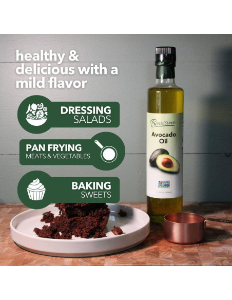 Aceite de Aguacate Puro Benissimo 250 ml - Orgánico y Versátil Aceite de Aguacate Puro Benissimo 250 ml - Orgánico y Versátil