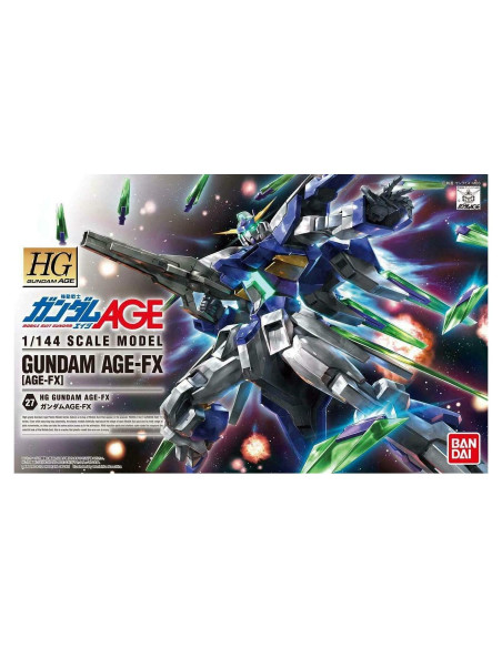 Modelo de Plástico HG 1/144 Gundam AGE-FX Bandai Spirits Modelo de Plástico HG 1/144 Gundam AGE-FX Bandai Spirits