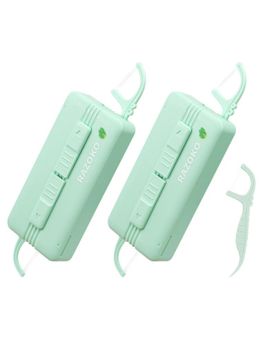 Palillos de Hilo Dental Extra Fuerte RAZOKO Sabor Menta 200 Piezas