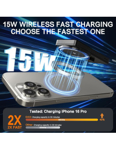 Cargador Magnético Inalámbrico 5000mAh Shenzhenshi Negro 2