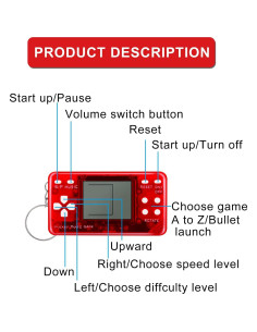 6 Llaveros de Videojuegos Hazms - Mini Consolas Portátiles 2