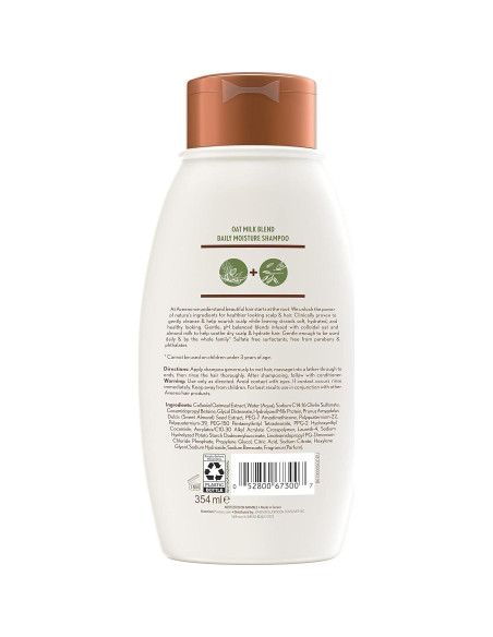 Champú Aveeno Hidratante 355 ml Sin Sulfatos y Parabenos Champú Aveeno Hidratante 355 ml Sin Sulfatos y Parabenos