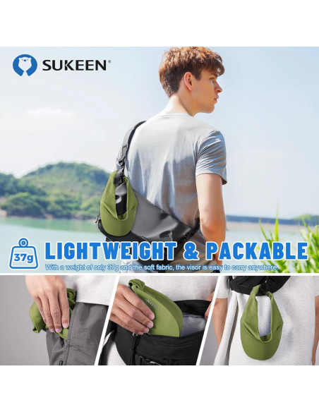 Visera Enfriadora Sukeen UV Talla Única para Mujeres - Verde Militar Visera Enfriadora Sukeen UV Talla Única para Mujeres - Verde Militar