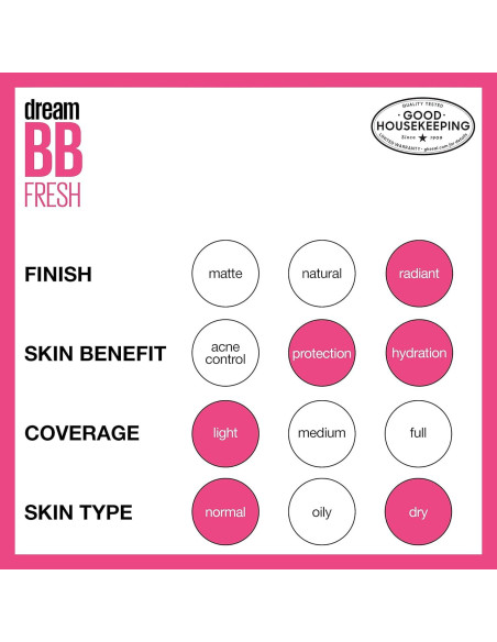 Crema BB Hidratante Maybelline Dream Fresh 8 en 1 SPF 30 Crema BB Hidratante Maybelline Dream Fresh 8 en 1 SPF 30