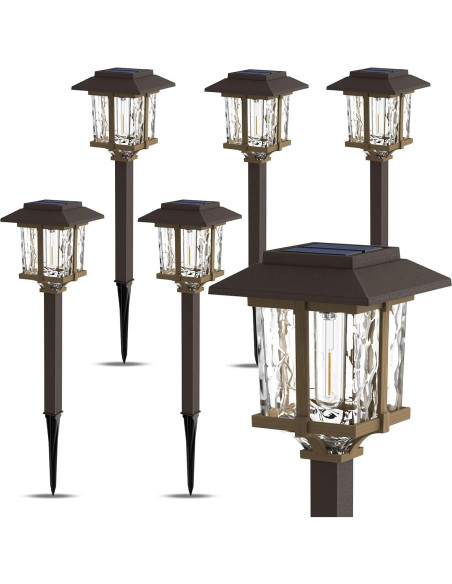 Luces Solares XMCOSY+ para Jardín y Senderos IP65 - 6 Pzas Luces Solares XMCOSY+ para Jardín y Senderos IP65 - 6 Pzas
