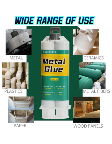 Pegamento Metálico WXYCRUEYE 50g Alta Resistencia Impermeable