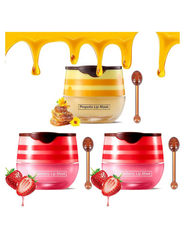 Bálsamo Labial Hidratante Charm Kiss - Miel y Fresa 110g