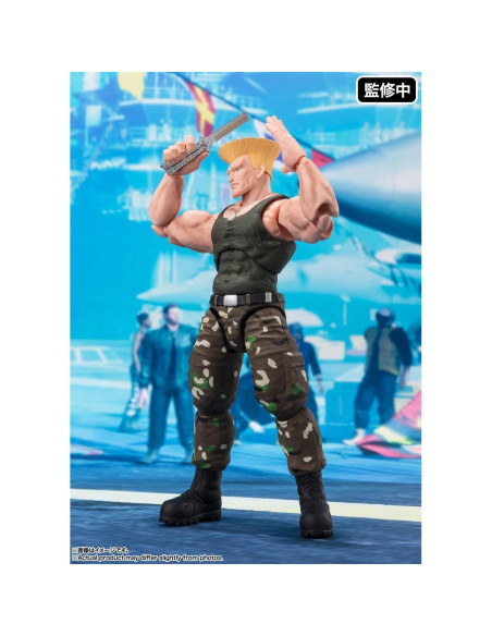 Figura de acción Guile Traje 2 Street Fighter 6 Bandai Figura de acción Guile Traje 2 Street Fighter 6 Bandai