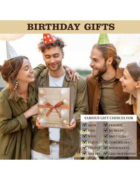 Caja de Regalo de Cumpleaños 15 Piezas para Mujeres y Hombres Caja de Regalo de Cumpleaños 15 Piezas para Mujeres y Hombres