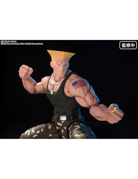 Figura de acción Guile Traje 2 Street Fighter 6 Bandai Figura de acción Guile Traje 2 Street Fighter 6 Bandai