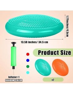 Cojín de Asiento Wobble Silipull 34.5 cm 2 Piezas PVC 2