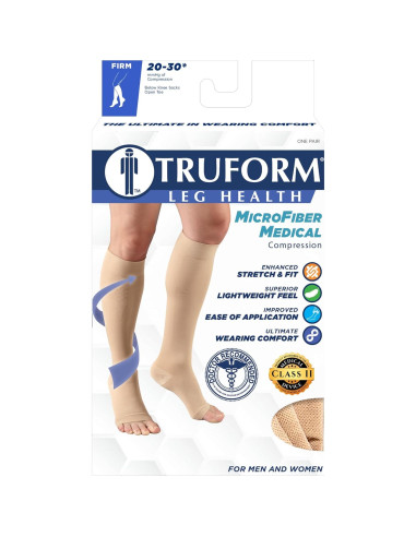 Medias de Compresión Truform 20-30 mmHg Beige Pequeño