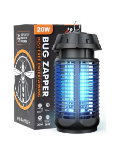 Zapper de Mosquitos Meilen 20W IPX4 Portátil Azul Claro