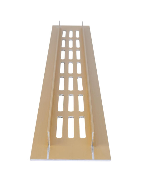 Rejilla de Ventilación Dorada 30 x 4 cm Aluminio Repa Market Rejilla de Ventilación Dorada 30 x 4 cm Aluminio Repa Market
