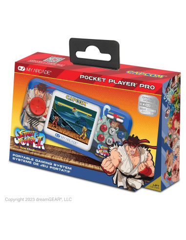 Consola Portátil Mi Arcade Street Fighter II 2 Juegos en 1