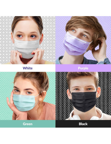 Mascarilla desechable Medtecs para niños 50 PCs - 3 capas