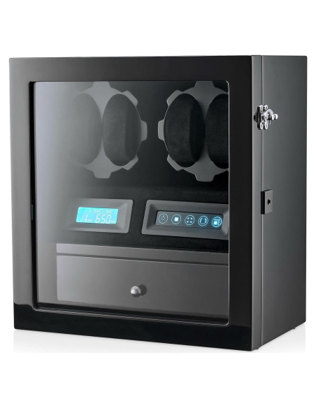 Reloj Winder Leader X205 para 4 Relojes con Luz LED Reloj Winder Leader X205 para 4 Relojes con Luz LED