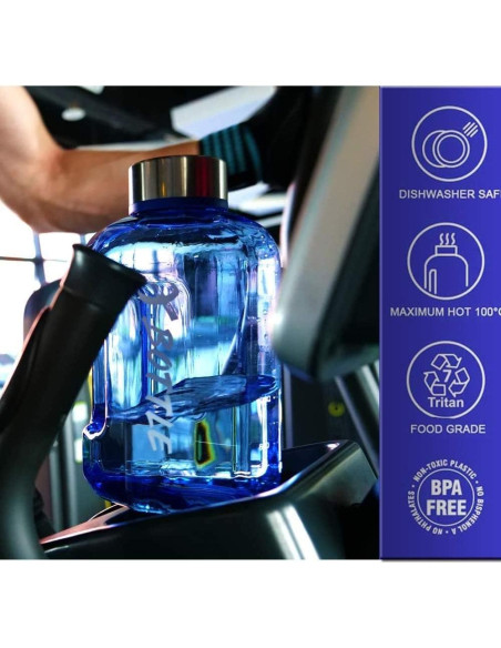 Botella de Agua Deportiva XBOTTLE 2.5L con Infusor y Libre de BPA Botella de Agua Deportiva XBOTTLE 2.5L con Infusor y Libre de BPA