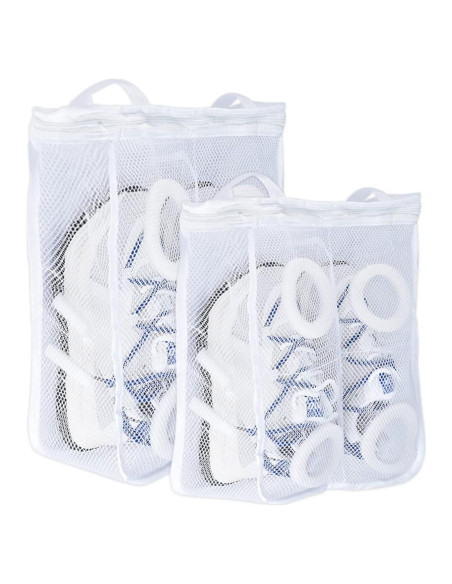 Bolsa de Lavado de Zapatillas Yonchic - 2 Piezas, Malla Duradera Bolsa de Lavado de Zapatillas Yonchic - 2 Piezas, Malla Duradera