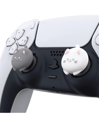 Tapas de Joystick Silicona PlayVital Gatito Bonito PS5/Xbox