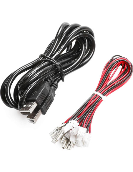 Controlador de Juego USB Easyget FBA 2 Jugadores para PC y Raspberry Pi Controlador de Juego USB Easyget FBA 2 Jugadores para PC y Raspberry Pi