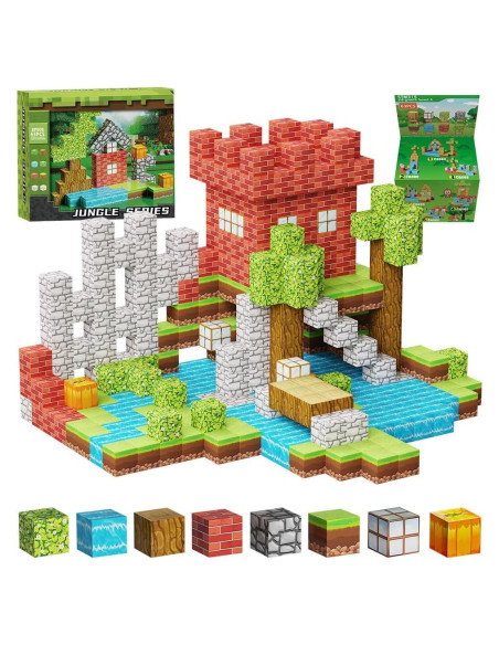 Bloques Magnéticos de Construcción Shantou 63 PCS para Niños Bloques Magnéticos de Construcción Shantou 63 PCS para Niños