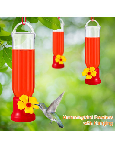 Alimentadores de Colibrí Sunnyray 10 Piezas 15.24 cm