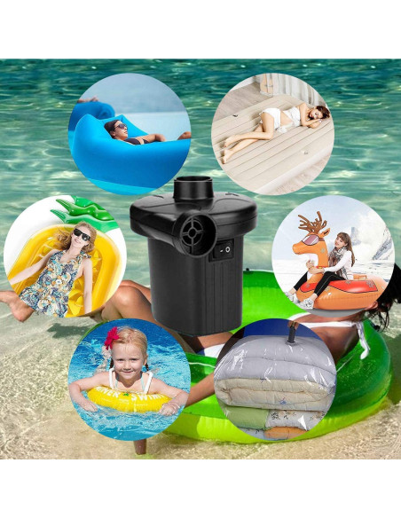 Bomba de Aire Eléctrica Yoocylii para Colchones Inflables 12V/110V Bomba de Aire Eléctrica Yoocylii para Colchones Inflables 12V/110V