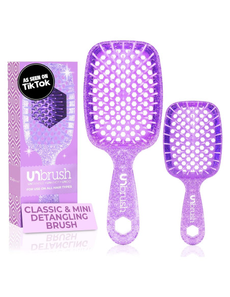 Cepillos Desenredantes FHI Heat UNbrush DuoFlex - Lavanda Cepillos Desenredantes FHI Heat UNbrush DuoFlex - Lavanda
