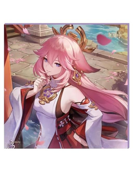 Póster Genshin Impact Yae Miko 2023 15x15 cm Póster Genshin Impact Yae Miko 2023 15x15 cm