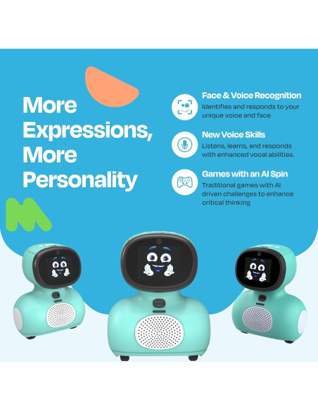 Robot Interactivo Miko Mini - Aprendizaje STEAM para Niños 5-10 Años - Azul Robot Interactivo Miko Mini - Aprendizaje STEAM para Niños 5-10 Años - Azul