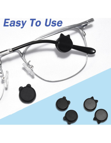 Ganchos Antideslizantes de Silicona para Gafas - 10 Pares