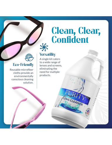 Limpiador de Lentes Purity 3.78L - Seguro para Todos los Lentes