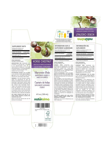 Tinte de Semilla de Castaño de Indias Naturalma 118 ml Sin Alcohol
