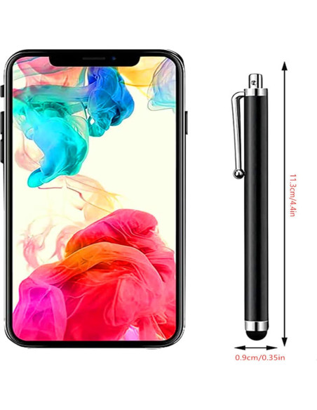 Paquete de 3 Lápices Stylus ANRANK SP3115AK para Pantallas Táctiles Paquete de 3 Lápices Stylus ANRANK SP3115AK para Pantallas Táctiles