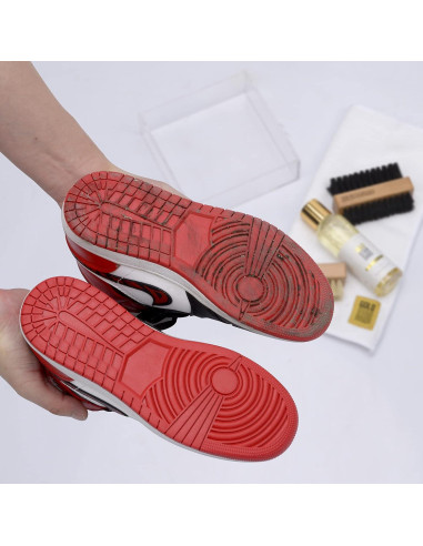 Cepillo Limpiador de Zapatos Doble Cara Gold Standard - 10x6.3 cm