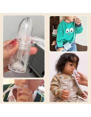 Aspirador Nasal Manual IYYI para Bebés, Punta No Invasiva