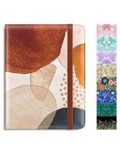 Portafolio de Pasaporte Rimilak con Bloqueo RFID - Arte Abstracto