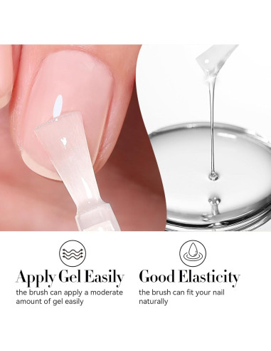 Set de Gel Base y Top Coat Born Pretty 10ml - Brillo Duradero