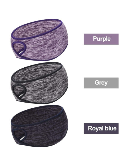 Banda para Cabello de Mujer Blulu - 3 Piezas con Coleta Banda para Cabello de Mujer Blulu - 3 Piezas con Coleta