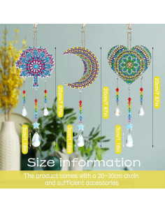 Kit de Arte de Diamante Jetec - Atrapa Rayos de Sol Doble Cara 2