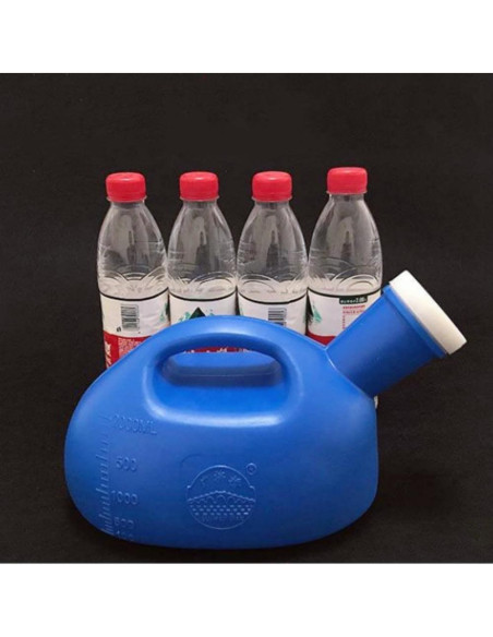 Orinal Masculino Portátil YUMSUM 2000ml Azul para Viajes Orinal Masculino Portátil YUMSUM 2000ml Azul para Viajes