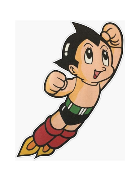 Pegatina Vinilo 5" Astroboy Anime Robot Vision Graphics Pegatina Vinilo 5" Astroboy Anime Robot Vision Graphics