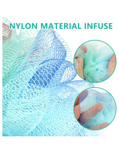 Paquete de 20 Esponjas de Ducha Lufa Aosevar 25cm Exfoliantes 2
