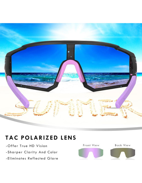 Gafas de sol deportivas polarizadas UV400 para niños y niñas Gafas de sol deportivas polarizadas UV400 para niños y niñas